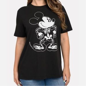 mickey mouse skeleton halloween shirt